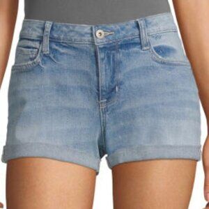 Arizona Shortie Light Distressed Jean Shorts- NWT